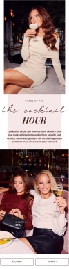 Dress up for the cocktail hour - Shop her