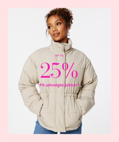 up to 25% off jackets