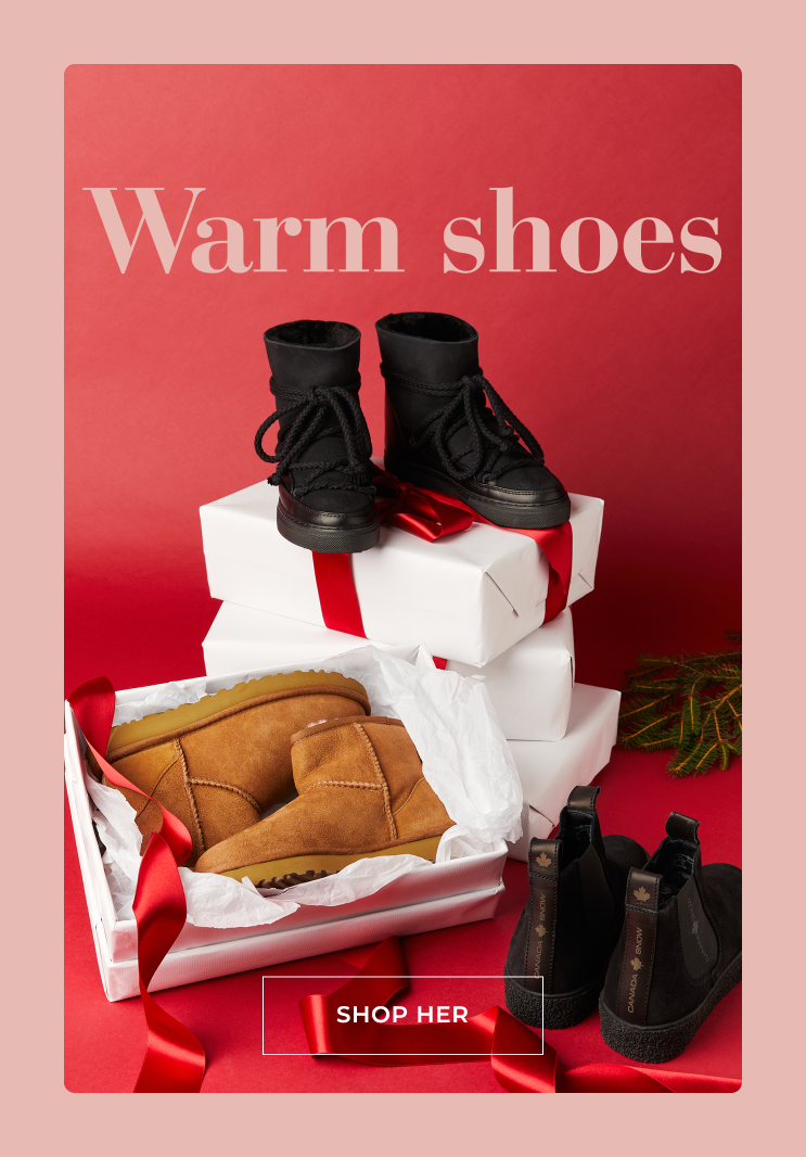 Warm shoes for winter - Shop her
