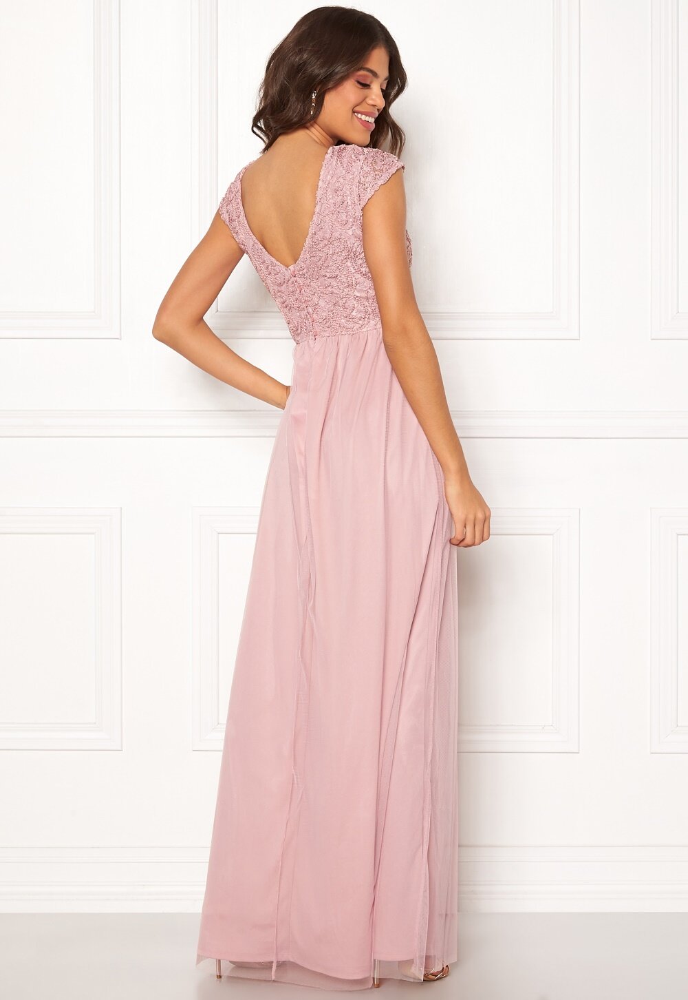 ariella prom dress dusty pink