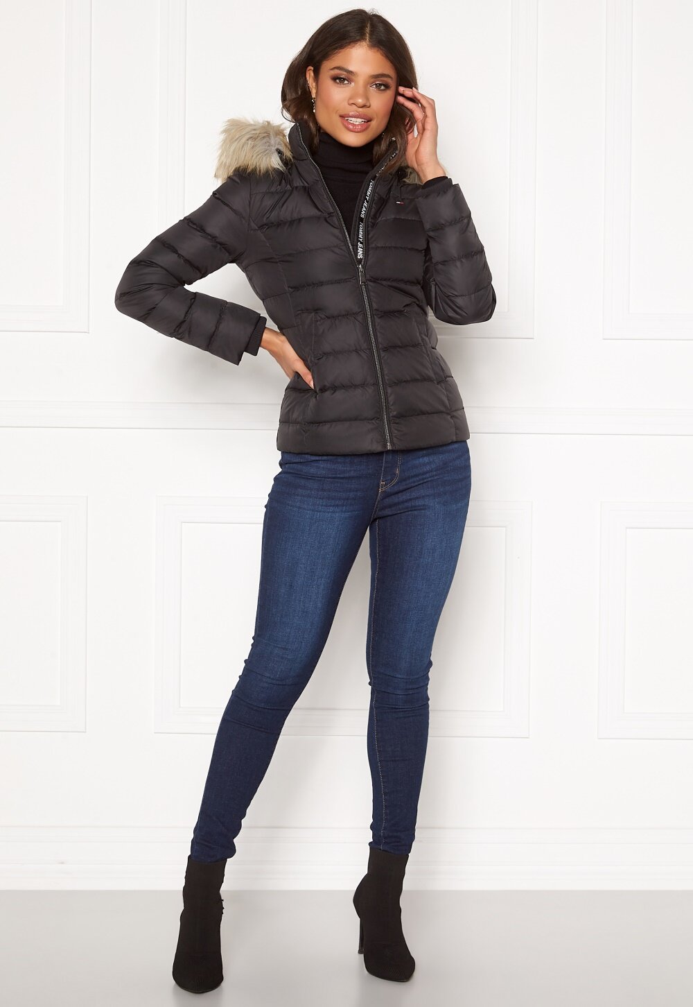 essential down jacket 078 tommy black