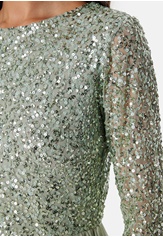 AngelEye Sequin Bodice Mid Dress