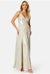 Bubbleroom Occasion Siri Sparkling Pleated Gown