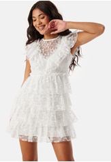 Bubbleroom Occasion Lace Frill Short Dress