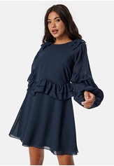 round-neck-short-frill-dress-1