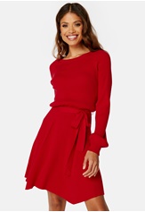sandy-knitted-dress-red-1