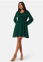 v-neck-short-frill-dress-1