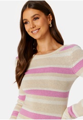 BUBBLEROOM Vianey striped knitted dress
