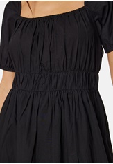 BUBBLEROOM Short Sleeve Cotton Maxi Dress