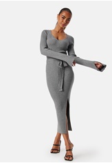 slit-knitted-midi-dress-grey-melange