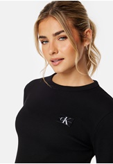Calvin Klein Jeans Woven Label Rib - Long Bubbleroom Sleeve