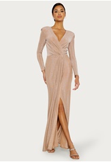 long-sleeve-glitter-maxi-dress-nude