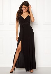 wrap-front-maxi-dress-black