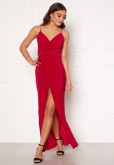 wrap-front-maxi-dress-red