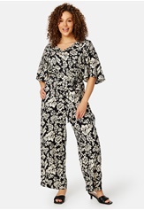 Happy Holly Mollie butterfly sleeve jumpsuit