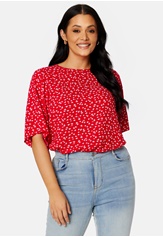 Happy Holly Tris butterfly sleeve  blouse