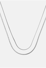 BY JOLIMA Karen Double Chain Necklace