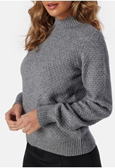 objfenya-re-l-s-knit-pullover-medium-grey-melange