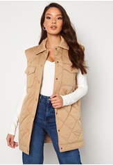 SELECTED FEMME Tinna Long Quilted Vest