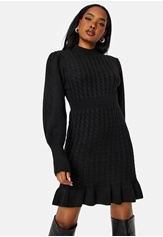 vera-ls-short-knit-dress-black