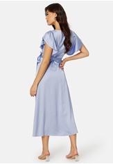 VILA Carolina S/S V-Neck Midi Dress