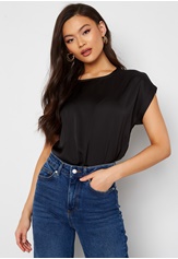 ellette-s-s-satin-top-black