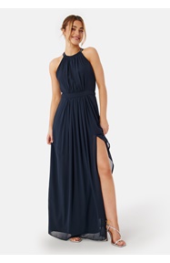 AngelEye High Neck Maxi Dress With Split