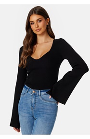 BUBBLEROOM Knitted L/S Slit Top