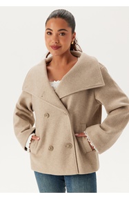 BUBBLEROOM Ava High Neck Short Coat