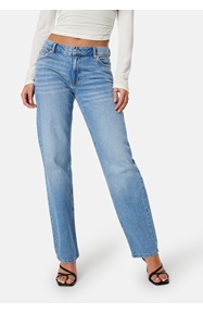 BUBBLEROOM Low Waist Straight Jeans