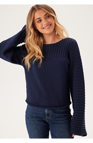 BUBBLEROOM Boatneck Knitted Sweater