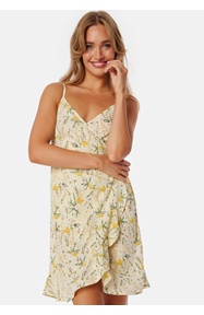 BUBBLEROOM Flounce Short Strap Dress