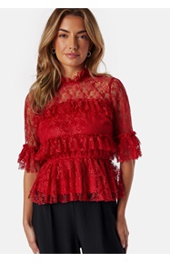 BUBBLEROOM Frill Lace Blouse