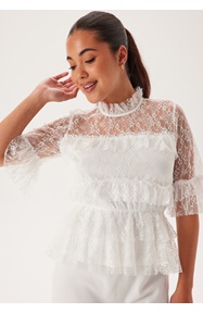 BUBBLEROOM Frill Lace Blouse