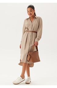 BUBBLEROOM Hidden Button Shirt Dress