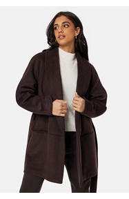 BUBBLEROOM Lilah Belted Wool Coat