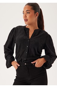 BUBBLEROOM Long Sleeve Button Blouse