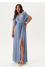 Bubbleroom Occasion Butterfly Sleeve Soft Gown