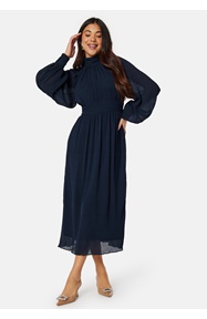 Bubbleroom Occasion Structured high neck midi dress