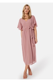 Bubbleroom Occasion Butterfly Sleeve Midi Dress