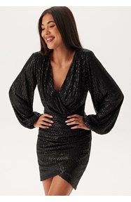 Bubbleroom Occasion Sparkling Wrap Dress