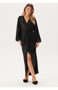 Bubbleroom Occasion Sparkling Wrap Gown