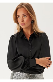 BUBBLEROOM Puff Sleeve Structured Shirt