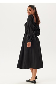 BUBBLEROOM Smock Midi Dress