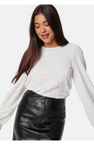 BUBBLEROOM Structure Puff Sleeve Top