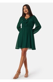 BUBBLEROOM V-neck Short Frill Dress