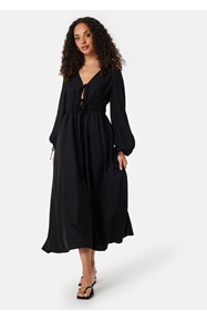 BUBBLEROOM V-neck Strap L/S Dress