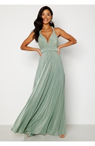 Goddiva Multi Tie Maxi Dress