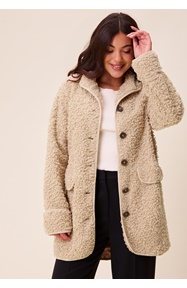 Happy Holly High Neck Bouclé Jacket