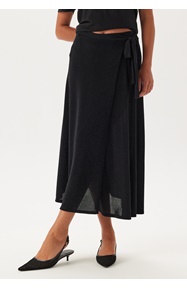 Happy Holly Sparkling Wrap Midi Skirt